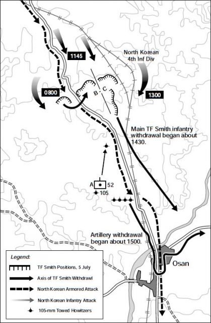 Pertempuran Osan, 5 Juli 1950: Hancurnya Task Force Smith di hari-hari ...